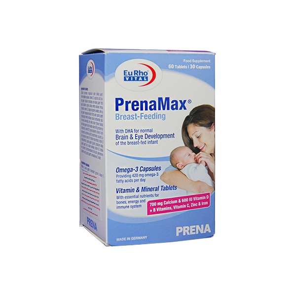 قرص پرینامکس شیردهی PrenaMax یوروویتال