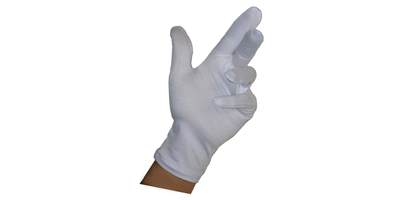 دستکش نخی پوشینه رنگ سفید